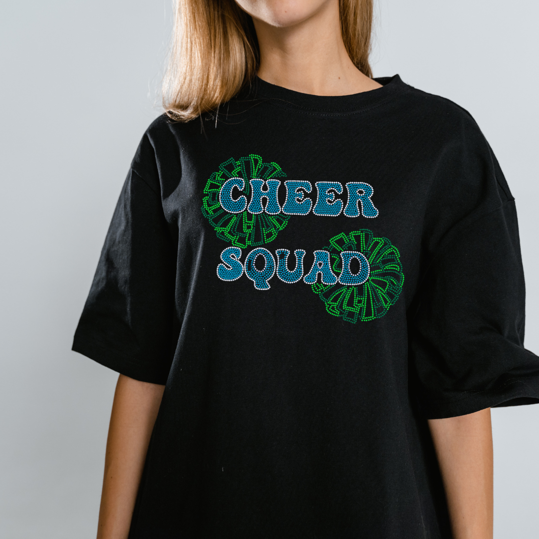 Spangle Transfer - Teal Cheer Squad