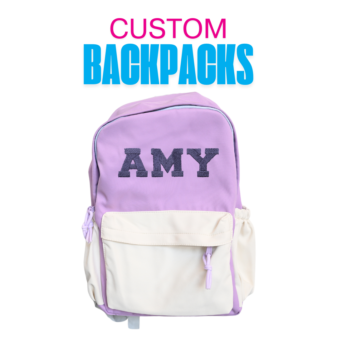 Customized backpacks