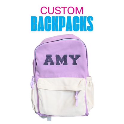 Customized backpacks