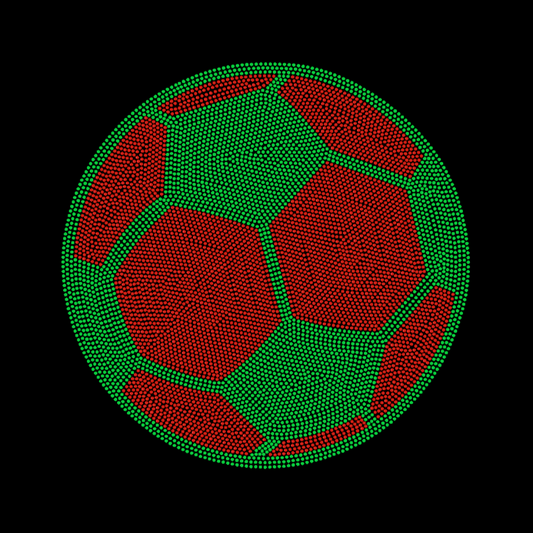 Spangle Transfer - Soccer Ball (9" x 9")