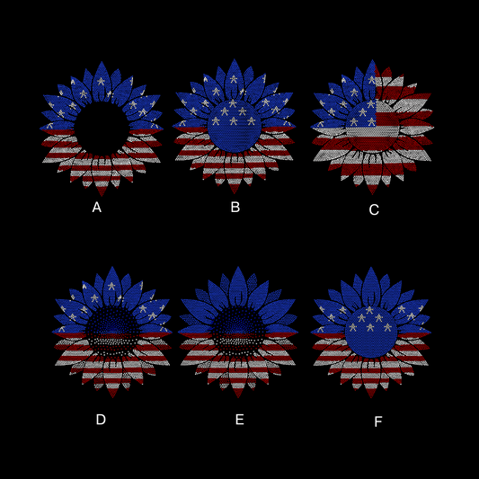 America sunflower spangle transfer options